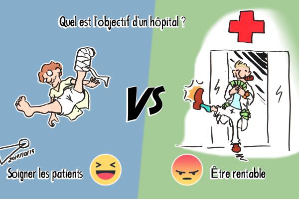 Caring for patients (xD) VS Be bankable (Grrr)
