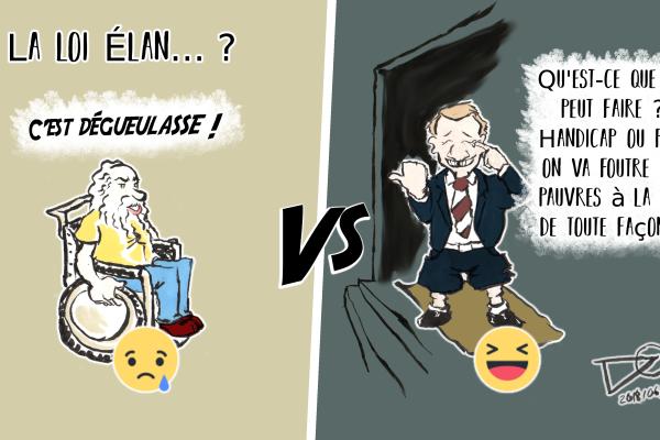 It's disgusting (cry) VS Macron create more homeless (xD)