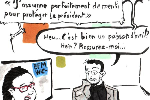 TV: "Sibeth Ndiaye appointed spokesperson for the government" - me: "Haha, excellent April Fool's Day" - Sibeth Ndiaye: "I assume to lie to protect Emmanuel Macron" - me: "Uh, that's good an April Fool's joke? Reassure me…"