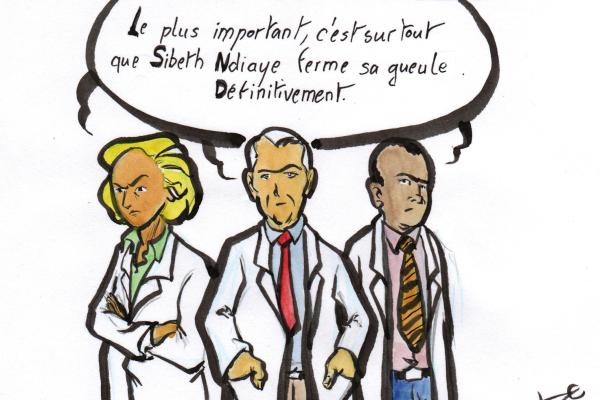 News drawing by Myster Ty: the scientific council gives its opinion on deconfinement. “The most important thing is, above all, that Sibeth Ndiaye shut up. Definitely.”